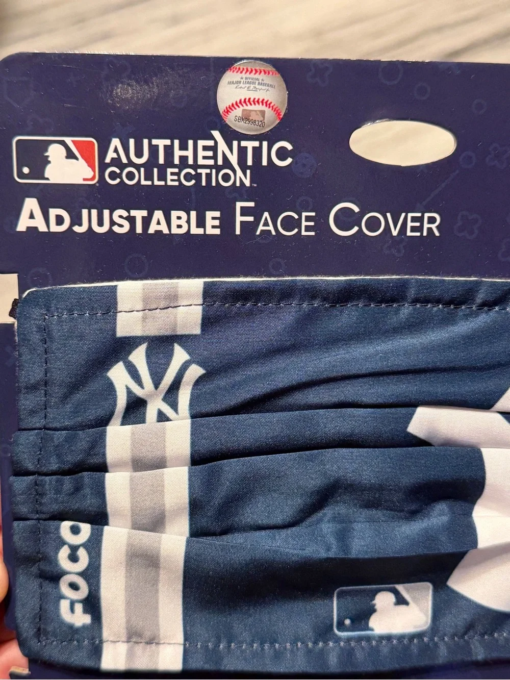 New York Yankees Navy Adjustable Face Cover
